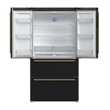 Forno Moena Espresso 36-Inch French Door Refrigerator, 19.2 Cu. Ft., Frost-Free, Automatic Ice Maker