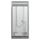 Forno Moena 40-Inch French Door Refrigerator, Stainless Steel, 19.2 cu.ft, Modern Decorative Grill