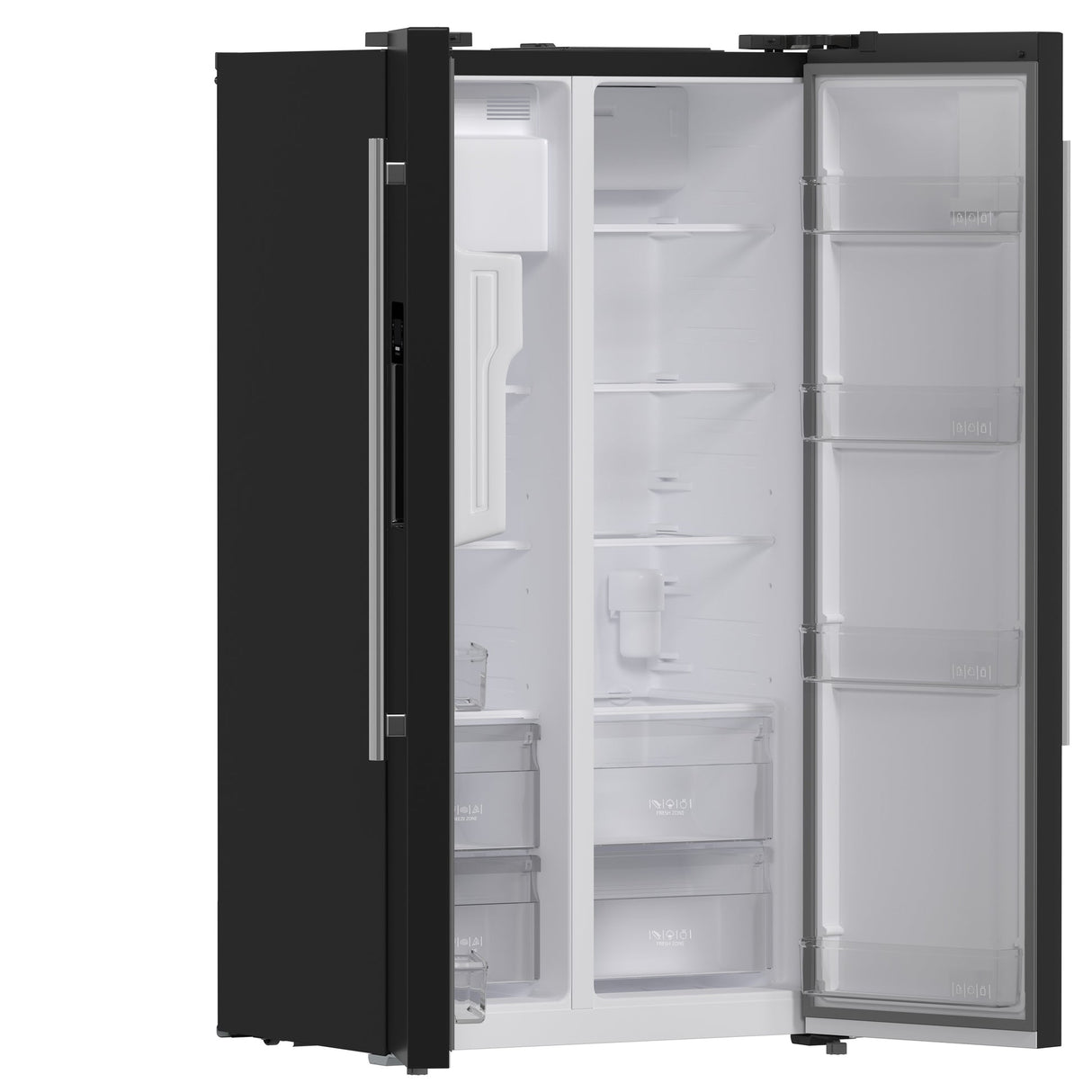 Forno Salerno Espresso 36-Inch Side-by-Side Refrigerator, 20 Cu. Ft., Frost-Free, Ice & Water Dispenser