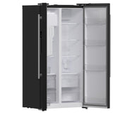 Forno Salerno Espresso 36-Inch Side-by-Side Refrigerator, 20 Cu. Ft., Frost-Free, Ice & Water Dispenser