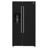 Forno Salerno Espresso 36-Inch Side-by-Side Refrigerator, 20 Cu. Ft., Frost-Free, Ice & Water Dispenser