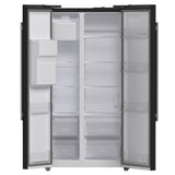 Forno Salerno Espresso 36-Inch Side-by-Side Refrigerator, 20 Cu. Ft., Frost-Free, Ice & Water Dispenser