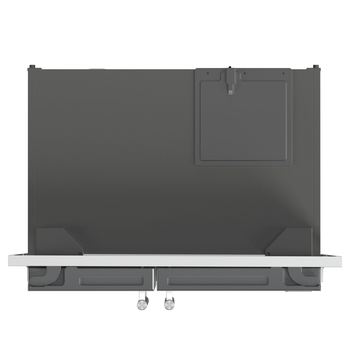Forno Salerno 40-Inch Built-In Stainless Steel Refrigerator, 20 cu.ft, Decorative Grill