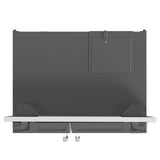 Forno Salerno 40-Inch Built-In Stainless Steel Refrigerator, 20 cu.ft, Decorative Grill