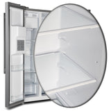 Forno Salerno 40-Inch Built-In Stainless Steel Refrigerator, 20 cu.ft, Decorative Grill