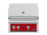 Hestan 30" Outdoor Built-In Grill with 2 Trellis Burners & Rotisserie Kit - GABR30