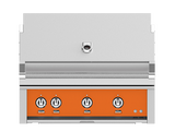 Hestan 36" Outdoor Built-In Grill with 2 Trellis Burner, 1 Sear Burner & Rotisserie Kit - GMBR36