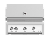 Hestan 36" Outdoor Built-In Grill with 2 Trellis Burner, 1 Sear Burner & Rotisserie Kit - GMBR36