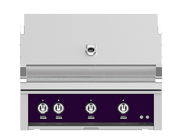 Hestan 36" Outdoor Built-In Grill with 2 Trellis Burner, 1 Sear Burner & Rotisserie Kit - GMBR36