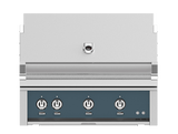 Hestan 36" Outdoor Built-In Grill with 2 Trellis Burner, 1 Sear Burner & Rotisserie Kit - GMBR36