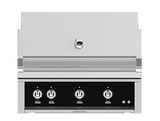 Hestan 36" Outdoor Built-In Grill with 2 Trellis Burner, 1 Sear Burner & Rotisserie Kit - GMBR36