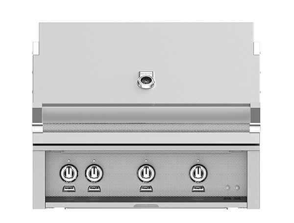 Hestan 36" Outdoor Built-In Grill with 2 Trellis Burner, 1 Sear Burner & Rotisserie Kit - GMBR36