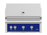 Hestan 36" Outdoor Built-In Grill with 2 Trellis Burner, 1 Sear Burner & Rotisserie Kit - GMBR36