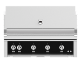 Hestan 42" Outdoor Built-In Grill with 4 Trellis Burners & Rotisserie Kit - GABR42
