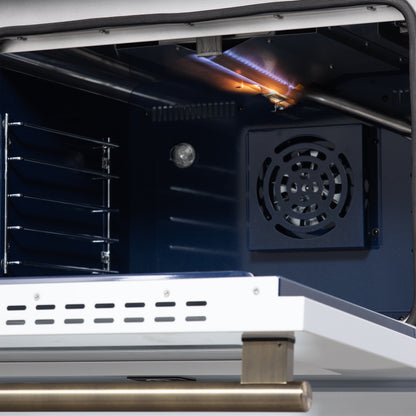 Forno Massimo Freestanding Gas Range, Convection Oven, Energy Efficient