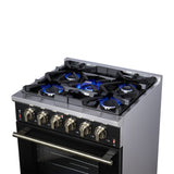 Forno Massimo Freestanding Gas Range, Convection Oven, Energy Efficient