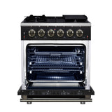 Forno Massimo Freestanding Gas Range, Convection Oven, Energy Efficient