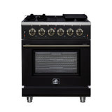 Forno Massimo Freestanding Gas Range, Convection Oven, Energy Efficient
