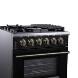 Forno Massimo Freestanding Gas Range, Convection Oven, Energy Efficient