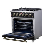 Forno Massimo Freestanding Gas Range, Convection Oven, Energy Efficient
