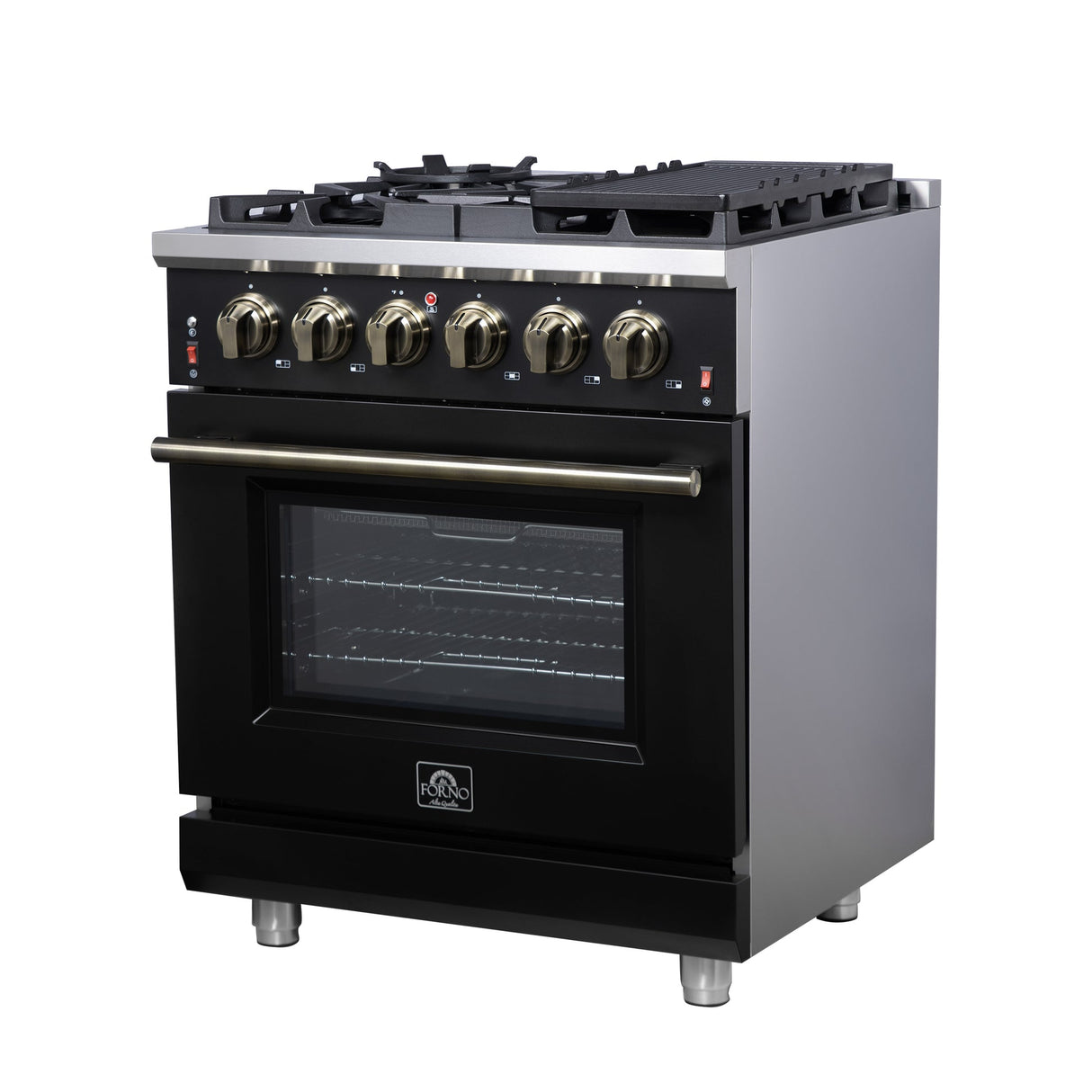 Forno Massimo Freestanding Gas Range, Convection Oven, Energy Efficient