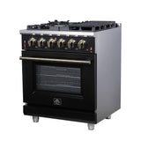Forno Massimo Freestanding Gas Range, Convection Oven, Energy Efficient