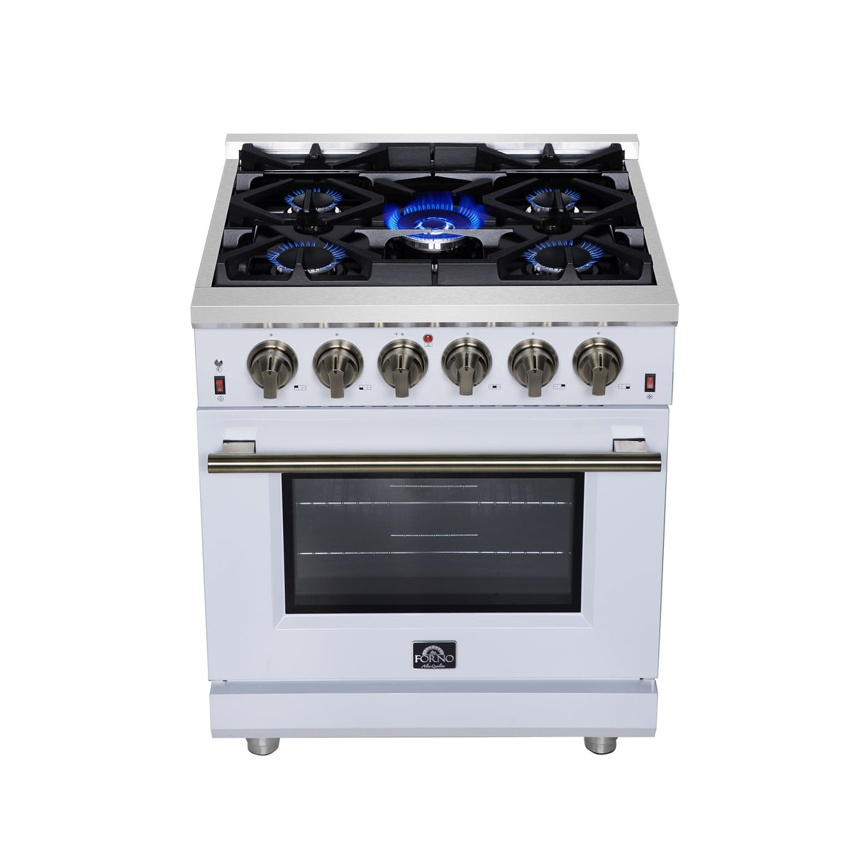 Forno Massimo Freestanding Gas Range, Convection Oven, Energy Efficient
