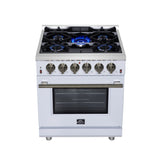 Forno Massimo Freestanding Gas Range, Convection Oven, Energy Efficient