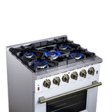 Forno Massimo Freestanding Gas Range, Convection Oven, Energy Efficient