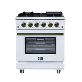 Forno Massimo Freestanding Gas Range, Convection Oven, Energy Efficient
