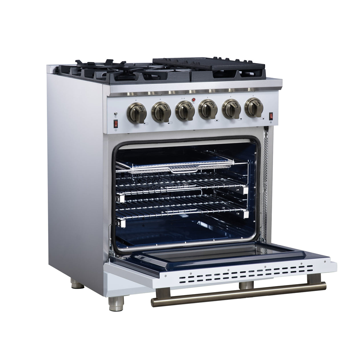Forno Massimo Freestanding Gas Range, Convection Oven, Energy Efficient