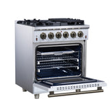 Forno Massimo Freestanding Gas Range, Convection Oven, Energy Efficient