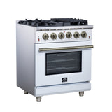 Forno Massimo Freestanding Gas Range, Convection Oven, Energy Efficient
