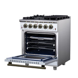 Forno Massimo Freestanding Gas Range, Convection Oven, Energy Efficient