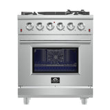 Forno Massimo Freestanding Gas Range, Convection Oven, Energy Efficient