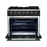 Forno Massimo Freestanding Gas Range, Convection Oven, Energy Efficient