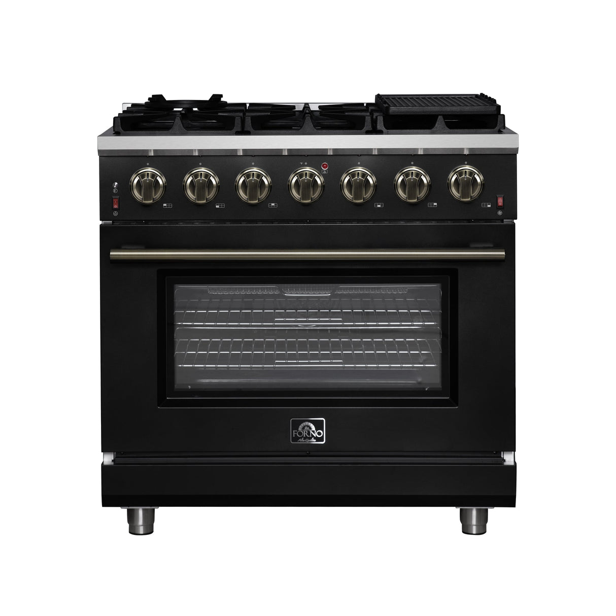 Forno Massimo Freestanding Gas Range, Convection Oven, Energy Efficient
