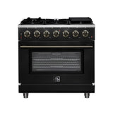 Forno Massimo Freestanding Gas Range, Convection Oven, Energy Efficient
