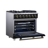Forno Massimo Freestanding Gas Range, Convection Oven, Energy Efficient