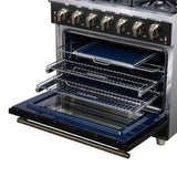 Forno Massimo Freestanding Gas Range, Convection Oven, Energy Efficient