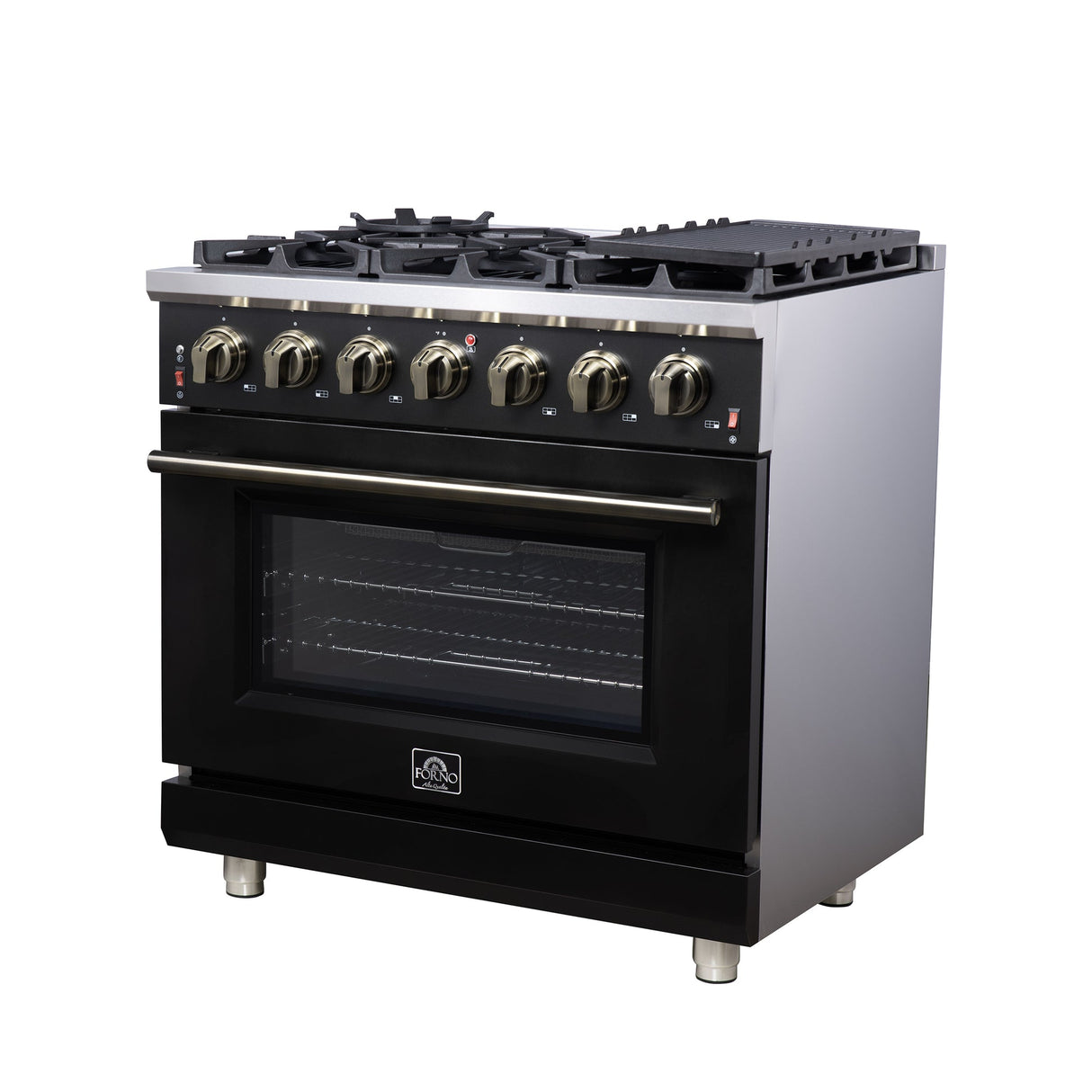 Forno Massimo Freestanding Gas Range, Convection Oven, Energy Efficient