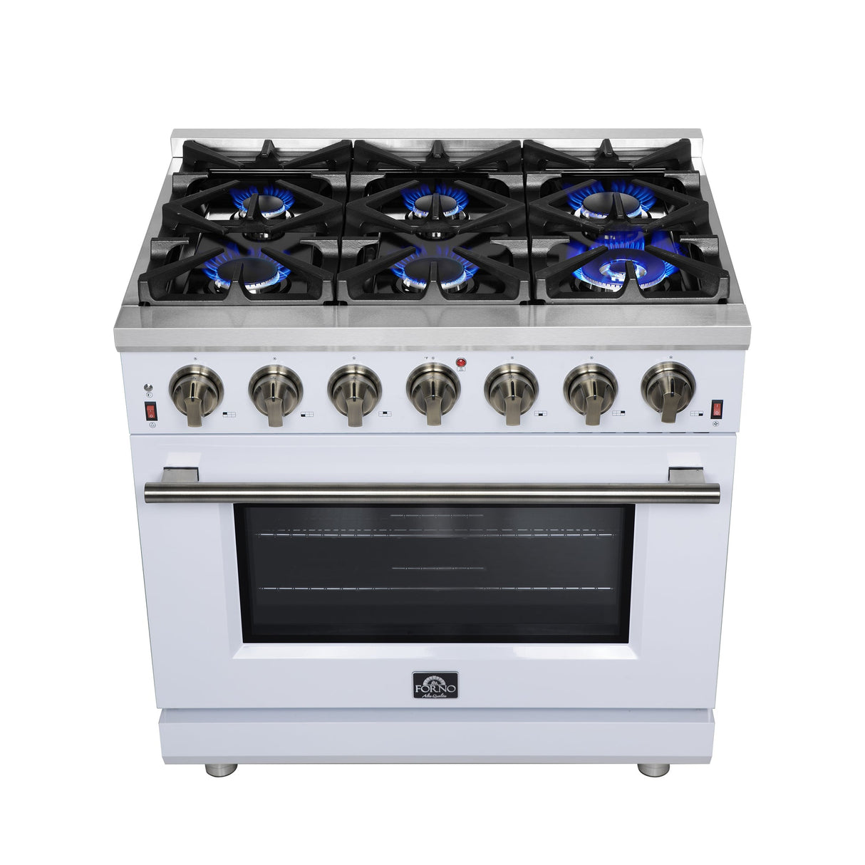 Forno Massimo Freestanding Gas Range, Convection Oven, Energy Efficient