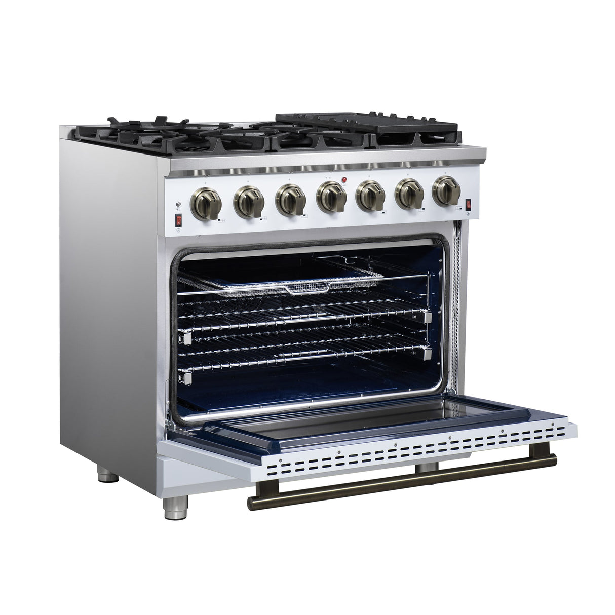 Forno Massimo Freestanding Gas Range, Convection Oven, Energy Efficient