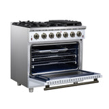 Forno Massimo Freestanding Gas Range, Convection Oven, Energy Efficient