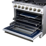 Forno Massimo Freestanding Gas Range, Convection Oven, Energy Efficient