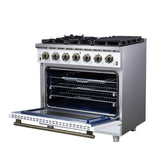 Forno Massimo Freestanding Gas Range, Convection Oven, Energy Efficient