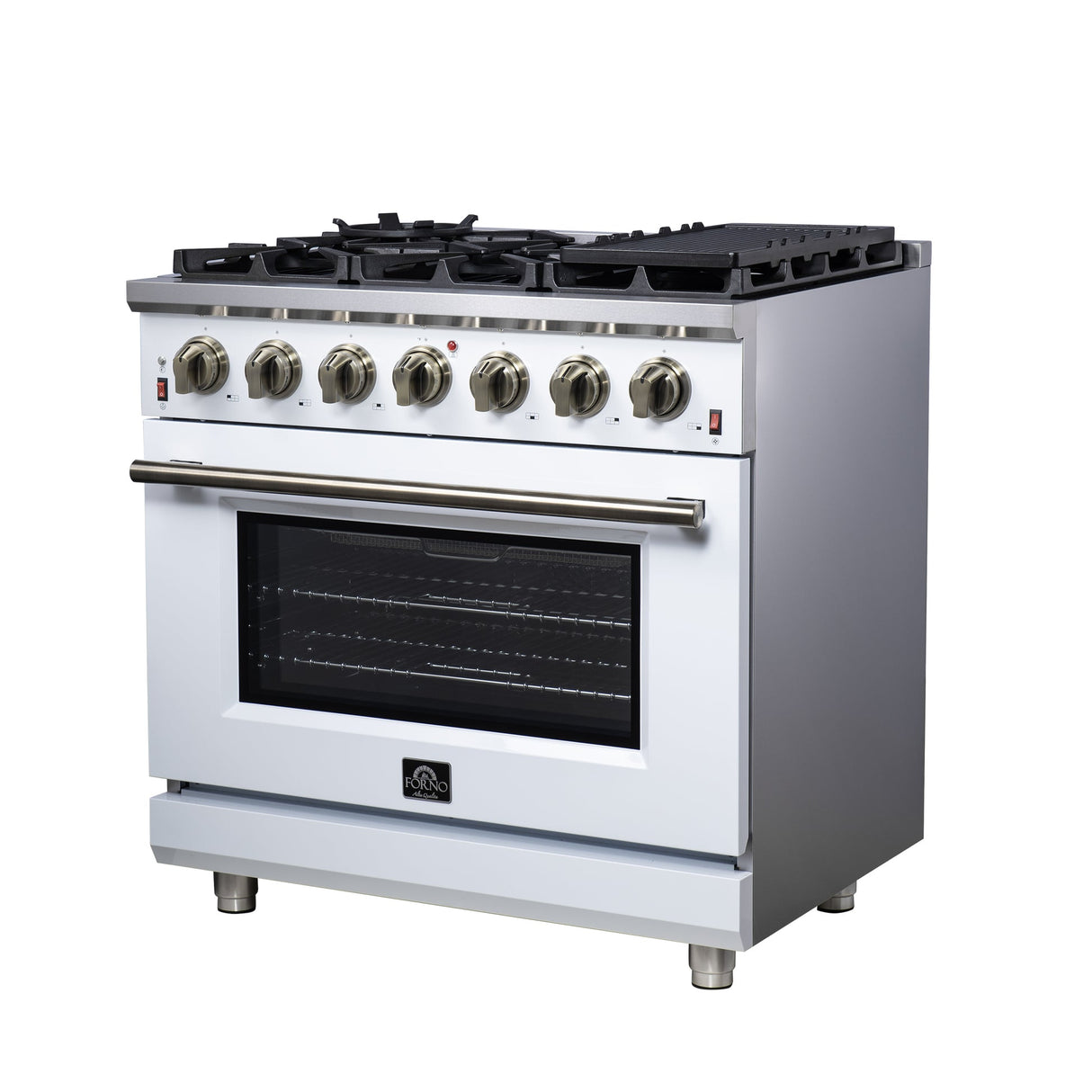 Forno Massimo Freestanding Gas Range, Convection Oven, Energy Efficient