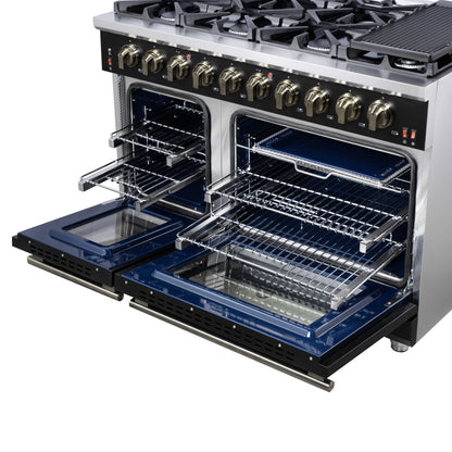 Forno Massimo Freestanding Gas Range, Convection Oven, Energy Efficient