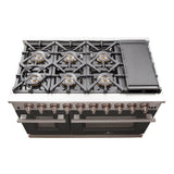 Forno Capriasca 48-inch Freestanding Gas Range with 8 Burners & Color Door