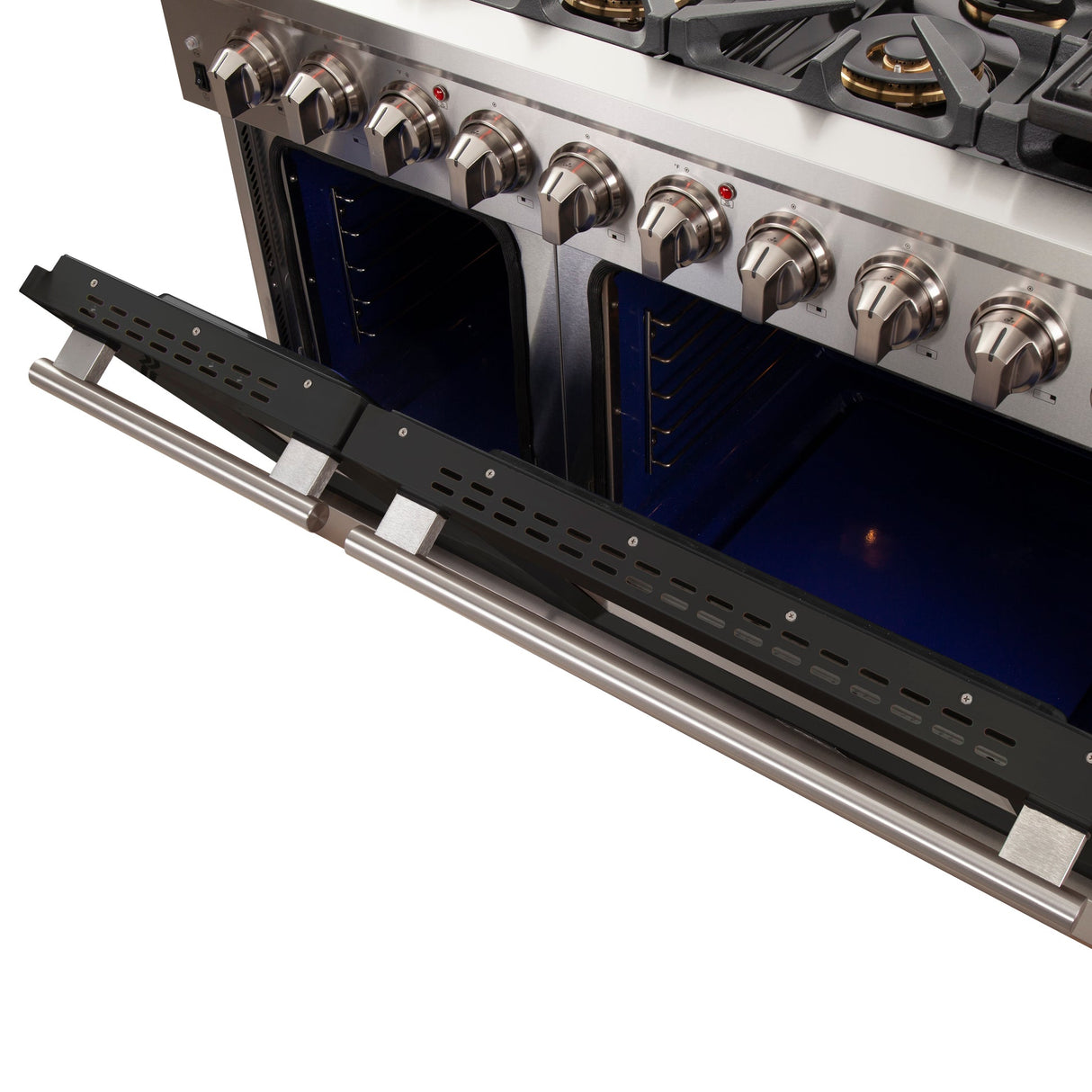 Forno Capriasca 48-inch Freestanding Gas Range with 8 Burners & Color Door